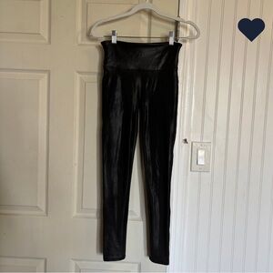 SPANX faux leather Petite Leggings High Rise